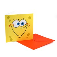 6 invitations Bob l'Eponge