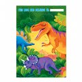 8 pochettes � cadeaux Dino-Party!