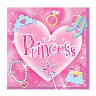 16 serviettes Princesse