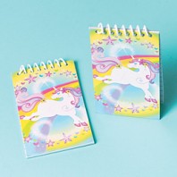 12 Bloc-notes Licorne Magique