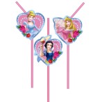 10 pailles Princesses Disney