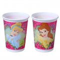 8 Gobelets Princesses Disney