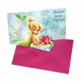 6 cartes d'invitation Tinkerbell