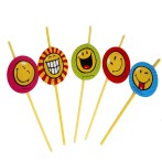 8 pailles Smiley