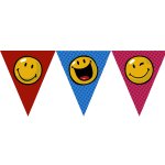 Guirlande fanions Smiley