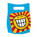 6 pochettes � cadeaux Smiley