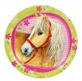 8 Assiettes cheval