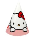 6 chapeaux Hello Kitty Coeur rouge