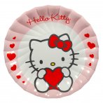 Plateau Hello Kitty Coeur rouge