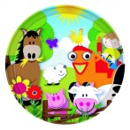 8 assiettes Animaux de la Ferme