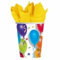 8 gobelets Ballons