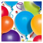 16 serviettes Ballons