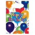 8 pochettes � cadeaux Ballons