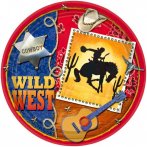 8 assiettes Cowboy