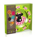 Coffret 4 Assiettes Decopop Marguerite