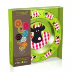 Coffret 4 Assiettes Decopop Marguerite