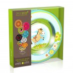 Coffret 4 Assiettes Decopop Cannelle