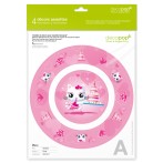4 D�cors Assiettes Decopop Miaou