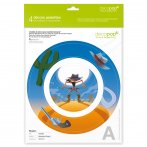 4 D�cors Assiettes Decopop Western