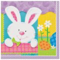20 serviettes lapin