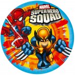 8 assiettes Super Hero Squad