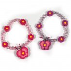 Bracelet Fleurs et Papillon