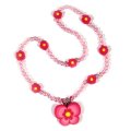 Collier Papillon et Fleurs