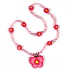 Collier Papillon et Fleurs
