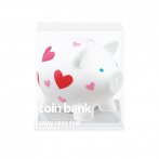 Petite tirelire Cochon blanc