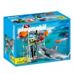 Plongeur et requin Playmobil