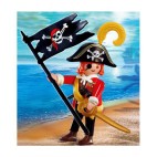 Pirate avec drapeau