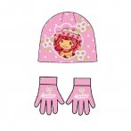 Bonnet et gants Charlotte aux fraises