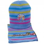Bonnet et �charpe Princesses Disney bleu