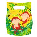 6 pochettes cadeaux safari