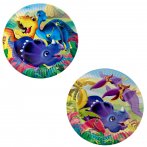 8 assiettes dinosaures