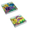 20 serviettes dinosaures