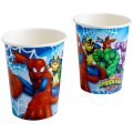 8 gobelets Spiderman & friends