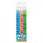 12 longues bougies