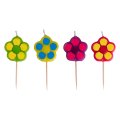 Bougie fleurs � piquer