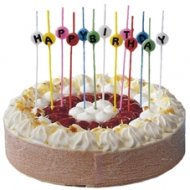 Bougies stick Happy birthday
