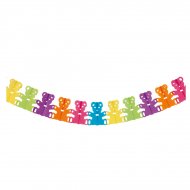 Guirlande Oursons Rainbow (4 m) - Papier