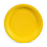8 Assiettes Jaune