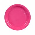 8 assiettes roses