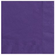 20 Serviettes Pourpre