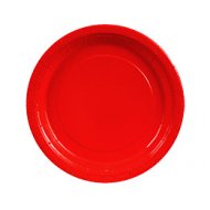 8 Assiettes Rouge