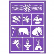 Pochoirs de Maquillage Indiens