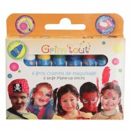 6 gros Crayons � maquillage