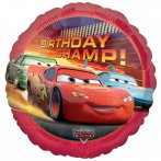 Ballon h�lium Cars Birthday Champion