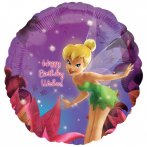 Ballon h�lium F�e Clochette Happy Birthday