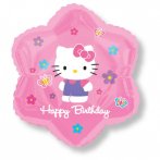 Ballon h�lium Hello Kitty Fleurs et Papillons